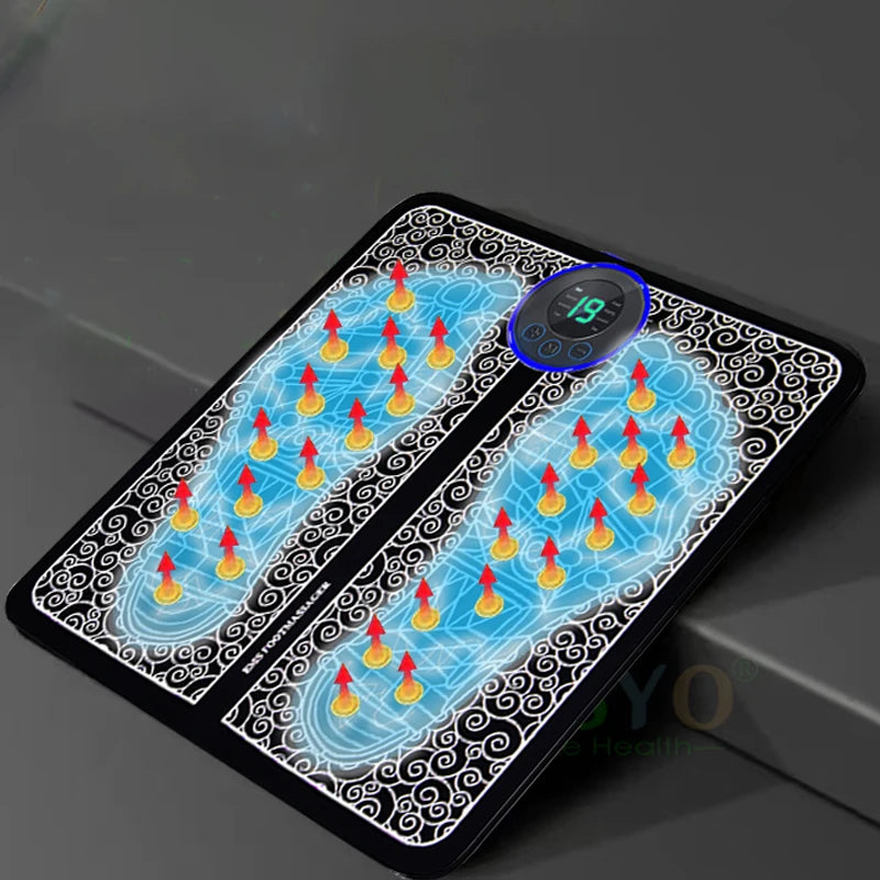 Fußmassage Sohle Massagepad Füße Muskelstimulation 8 Modi 19 Stufen