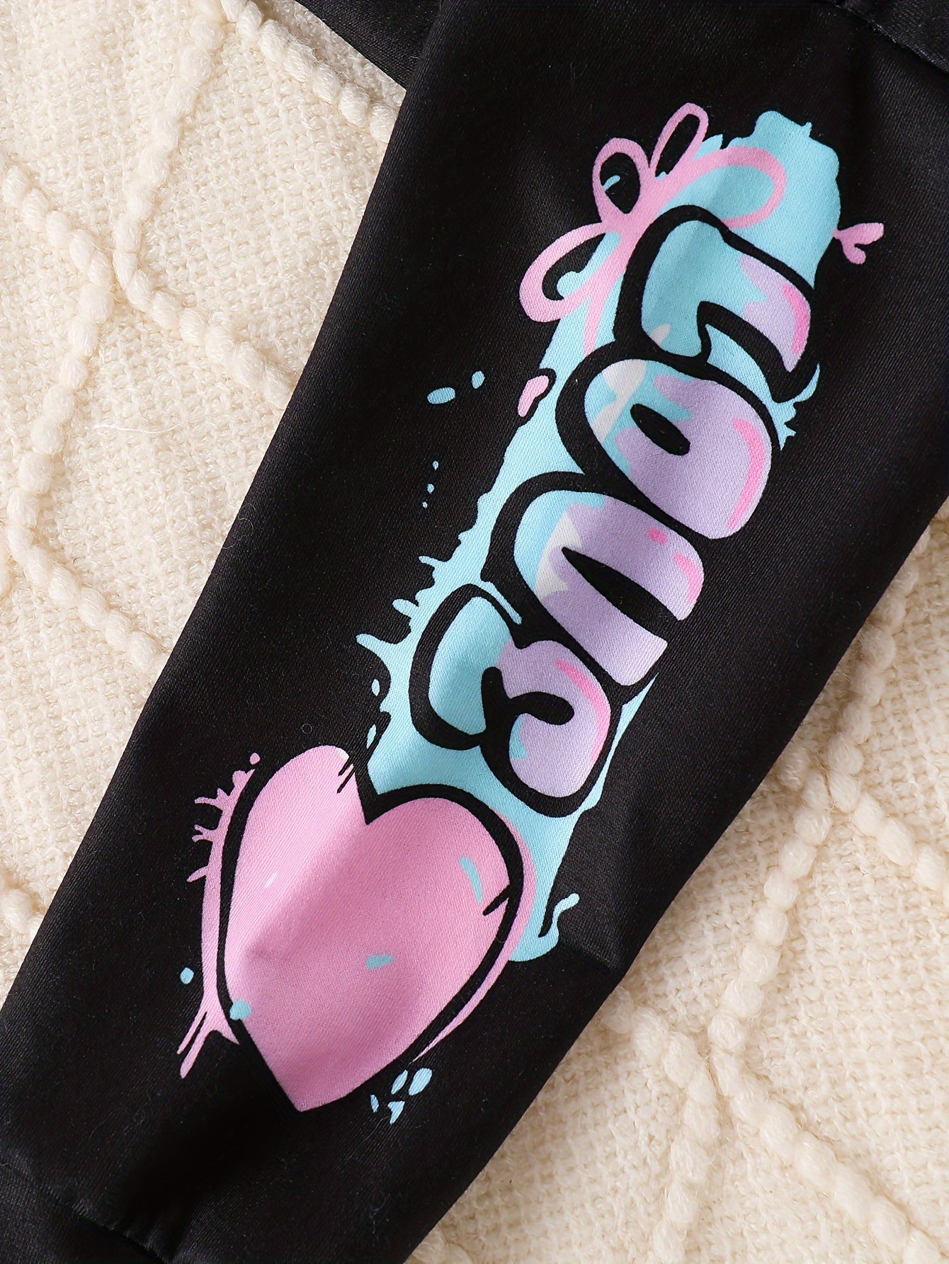 2-teiliges Baby-Mädchen-Outfit mit Sweatshirt und Jogginghose