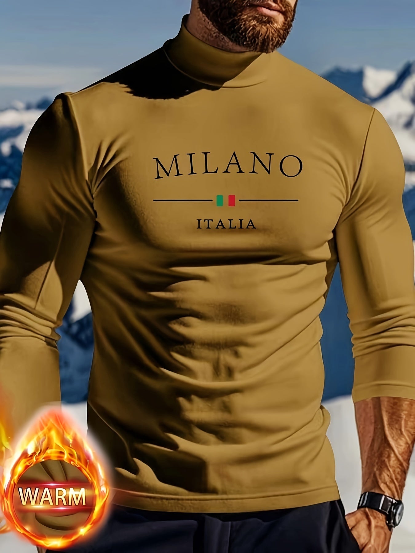 LHeurystic Langarm-Thermo-Shirt für Herren – Milano Italy