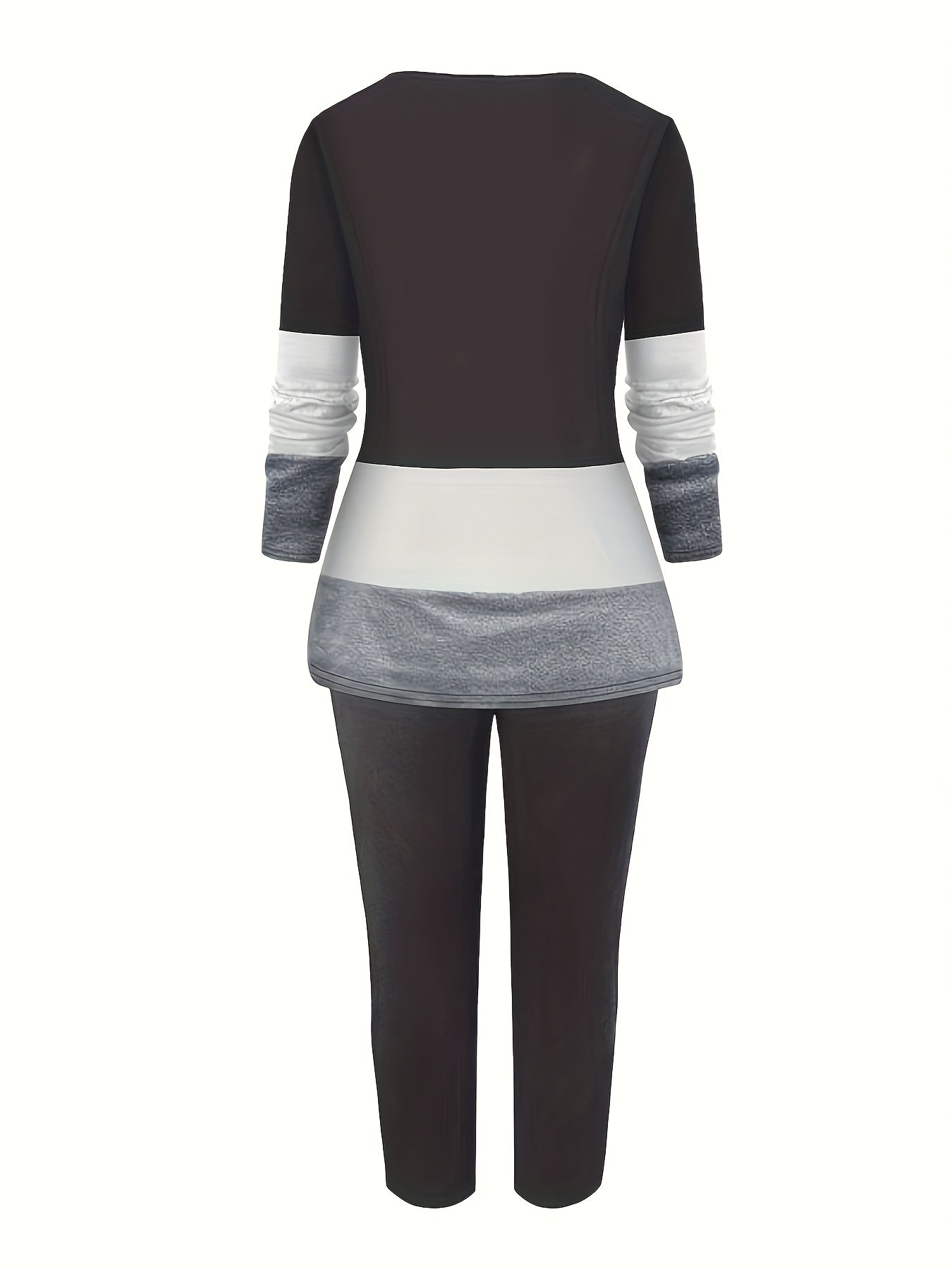 3-teiliges Damen-Set langärmliger Cardigan, Camisole-Oberteil enge Leggings