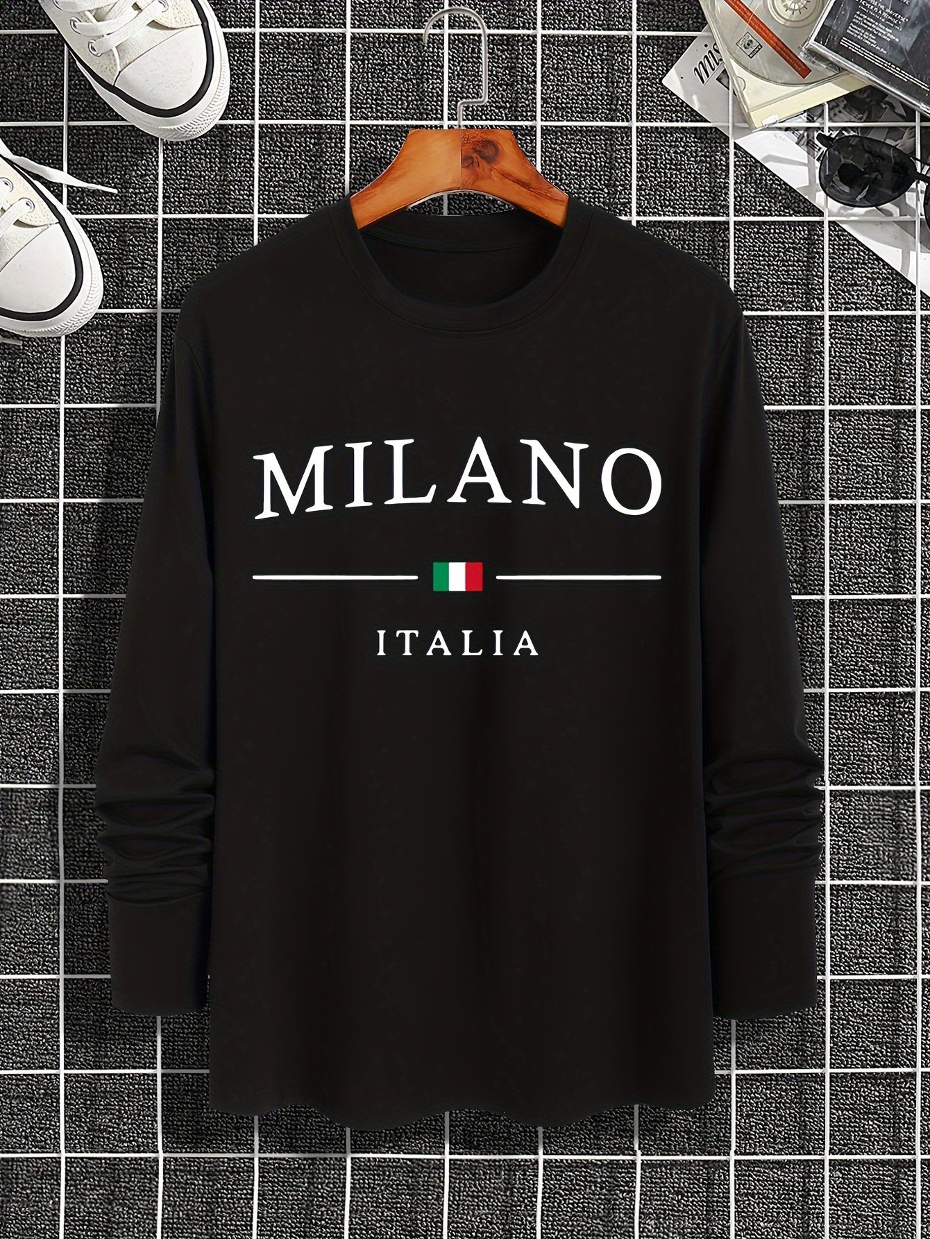 Lässiges Milano Italia Langarm-Shirt für Herren