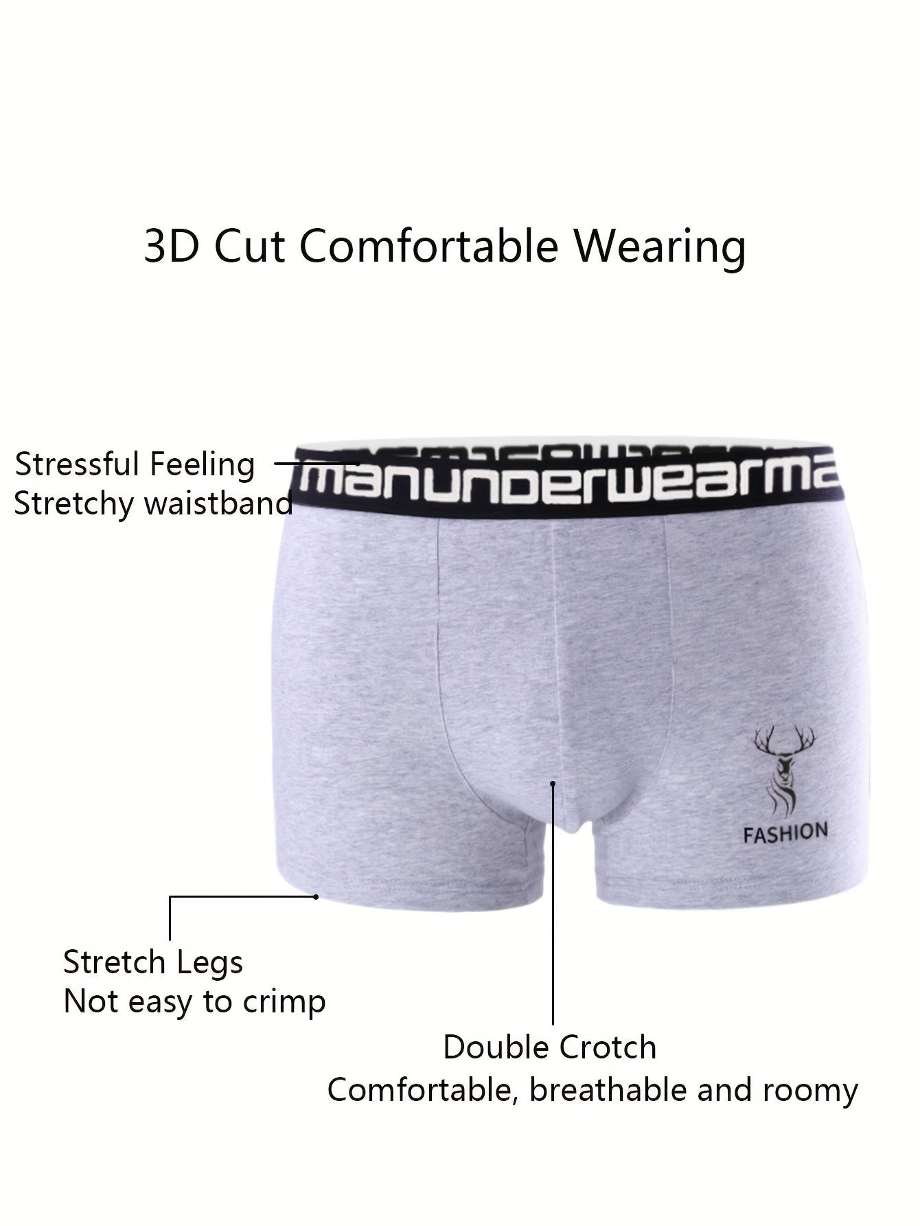 JEANSWEST 8-teiliges Herren-Boxershorts Set aus Baumwolle – atmungsaktiv