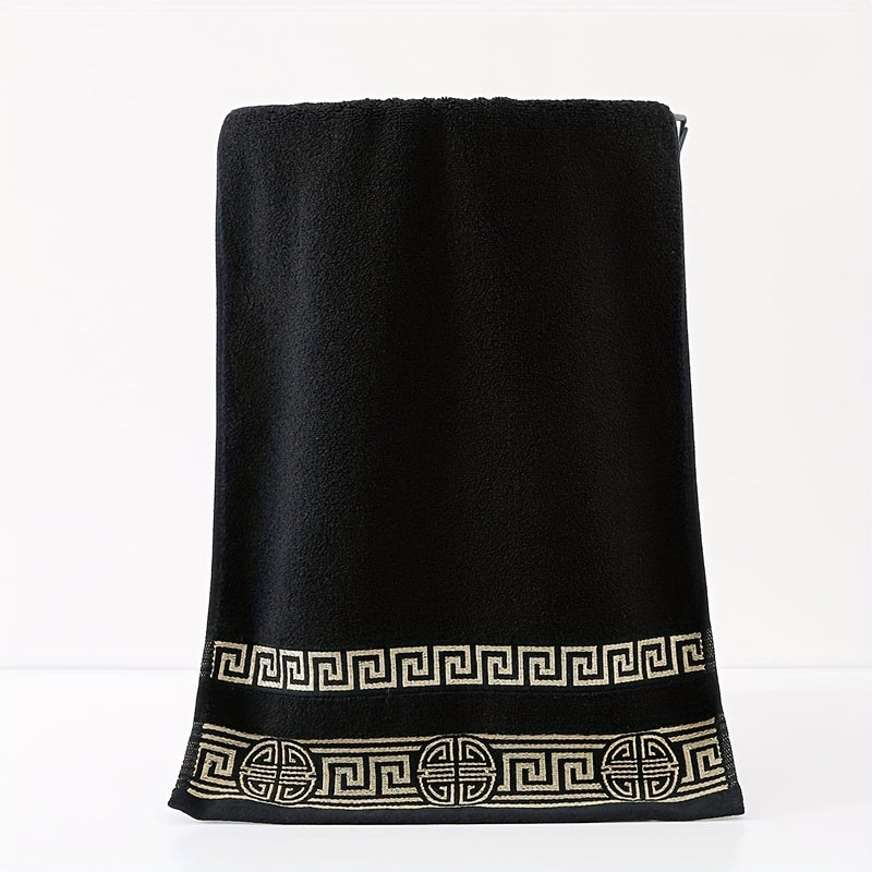 4-teiliges Handtuchset aus Baumwolle, 33 x 73 cm supersaugfähig