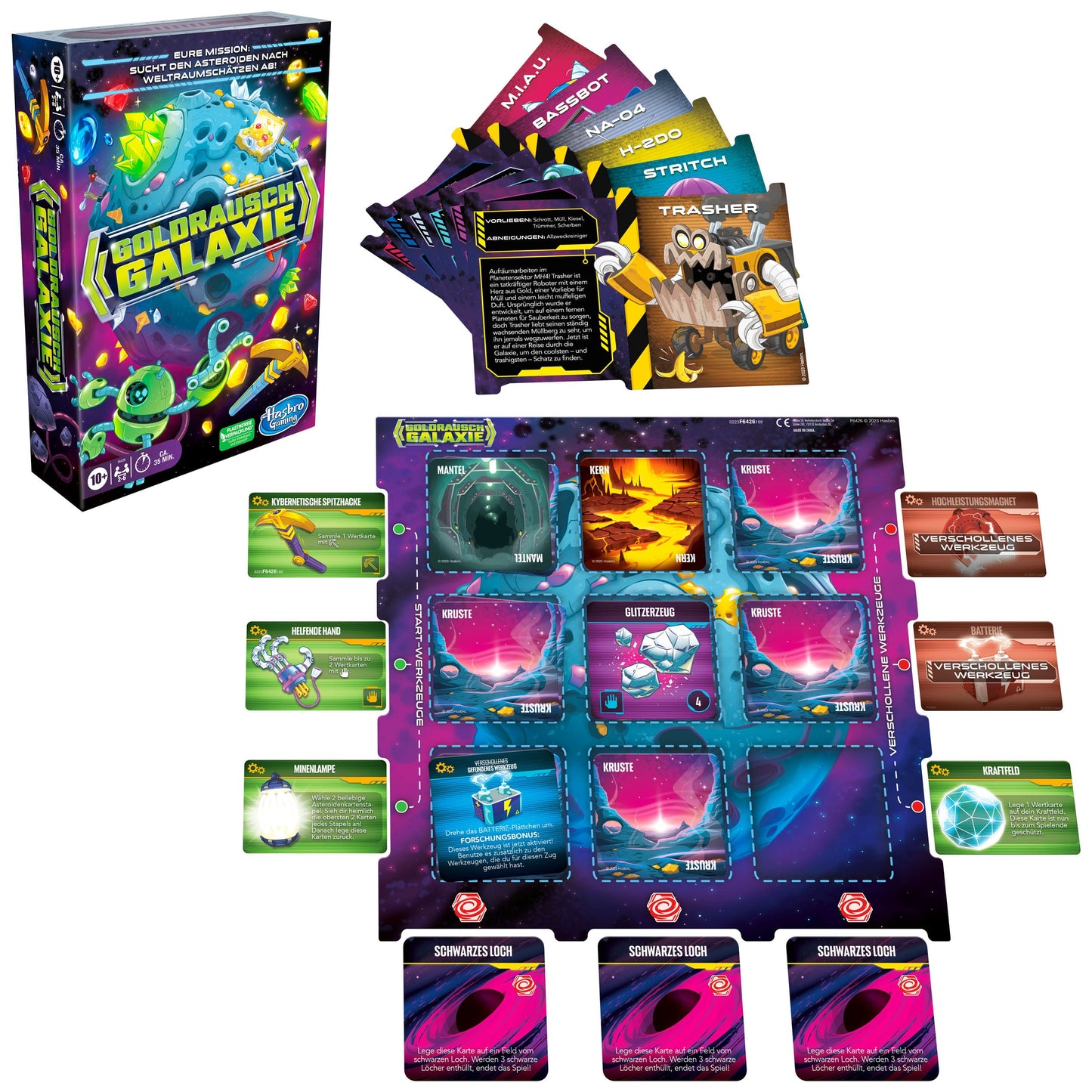 Hasbro Goldrausch Galaxie Brettspiel