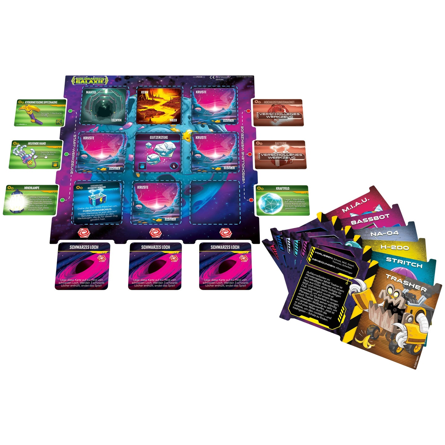 Hasbro Goldrausch Galaxie Brettspiel