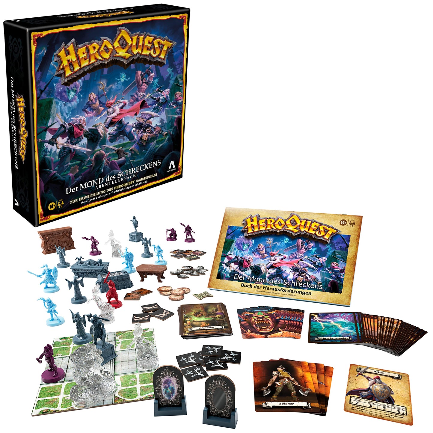 Hasbro HeroQuest Brettspiel-Erweiterung Der Mond des Schreckens Abenteuerpack