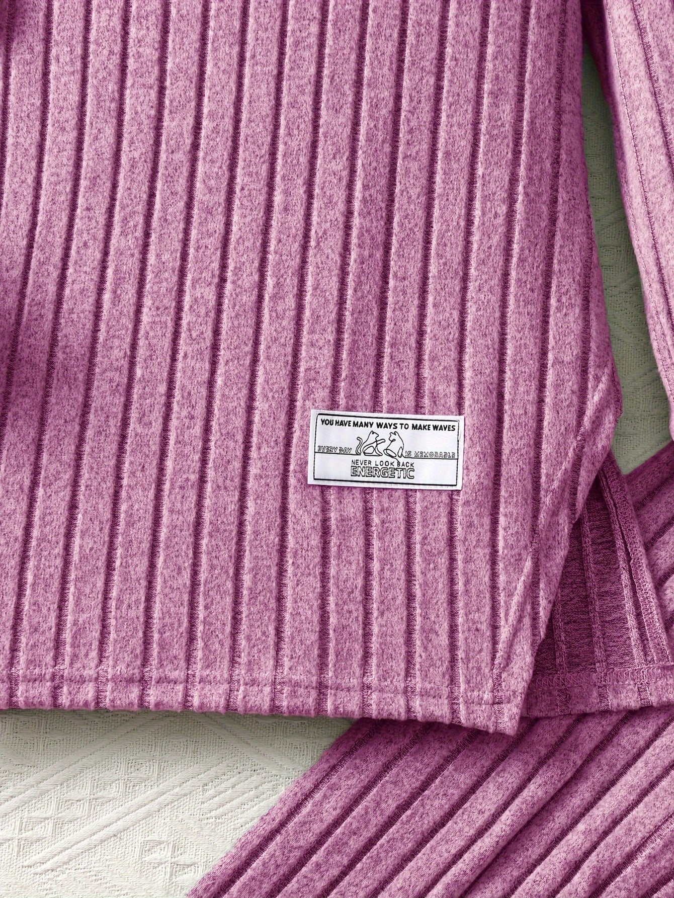 2-teiliges Set für Mädchen, Langarm-Kapuzenpullover und dehnbare Hose
