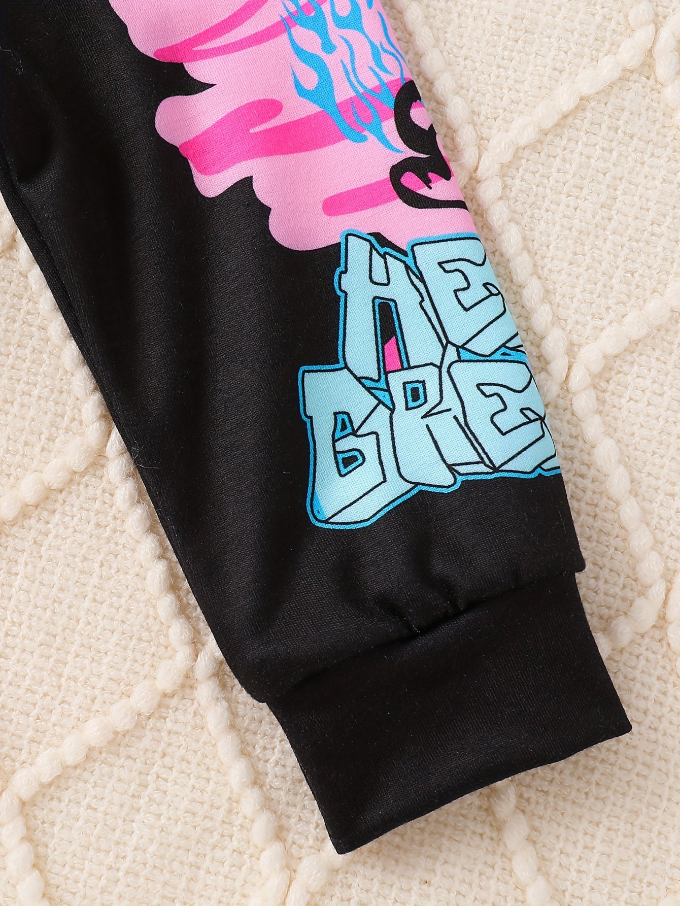 2-teiliges Baby-Mädchen-Outfit mit Sweatshirt und Jogginghose