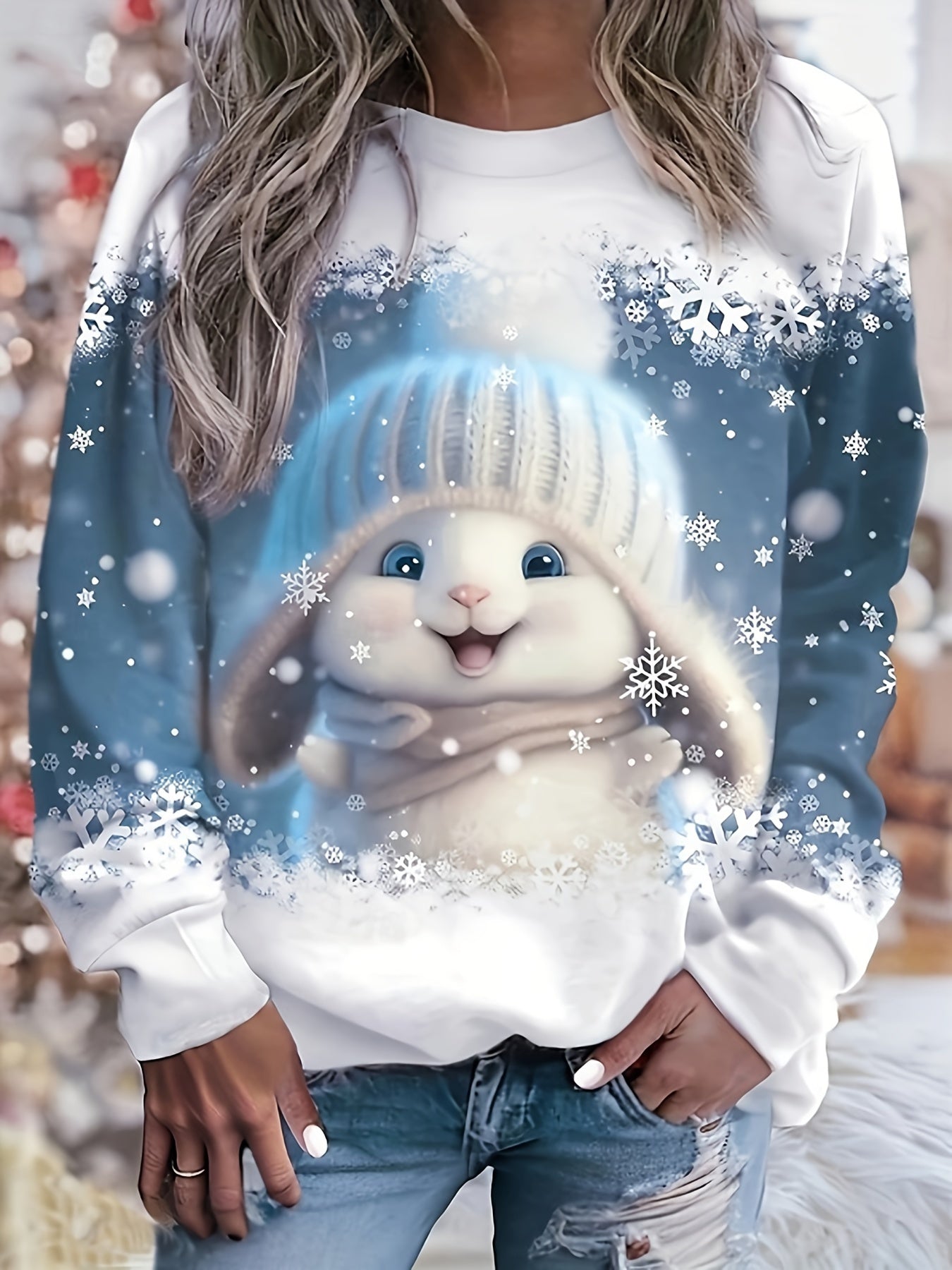Christmas Casual Sweatshirt Wintermode 2024