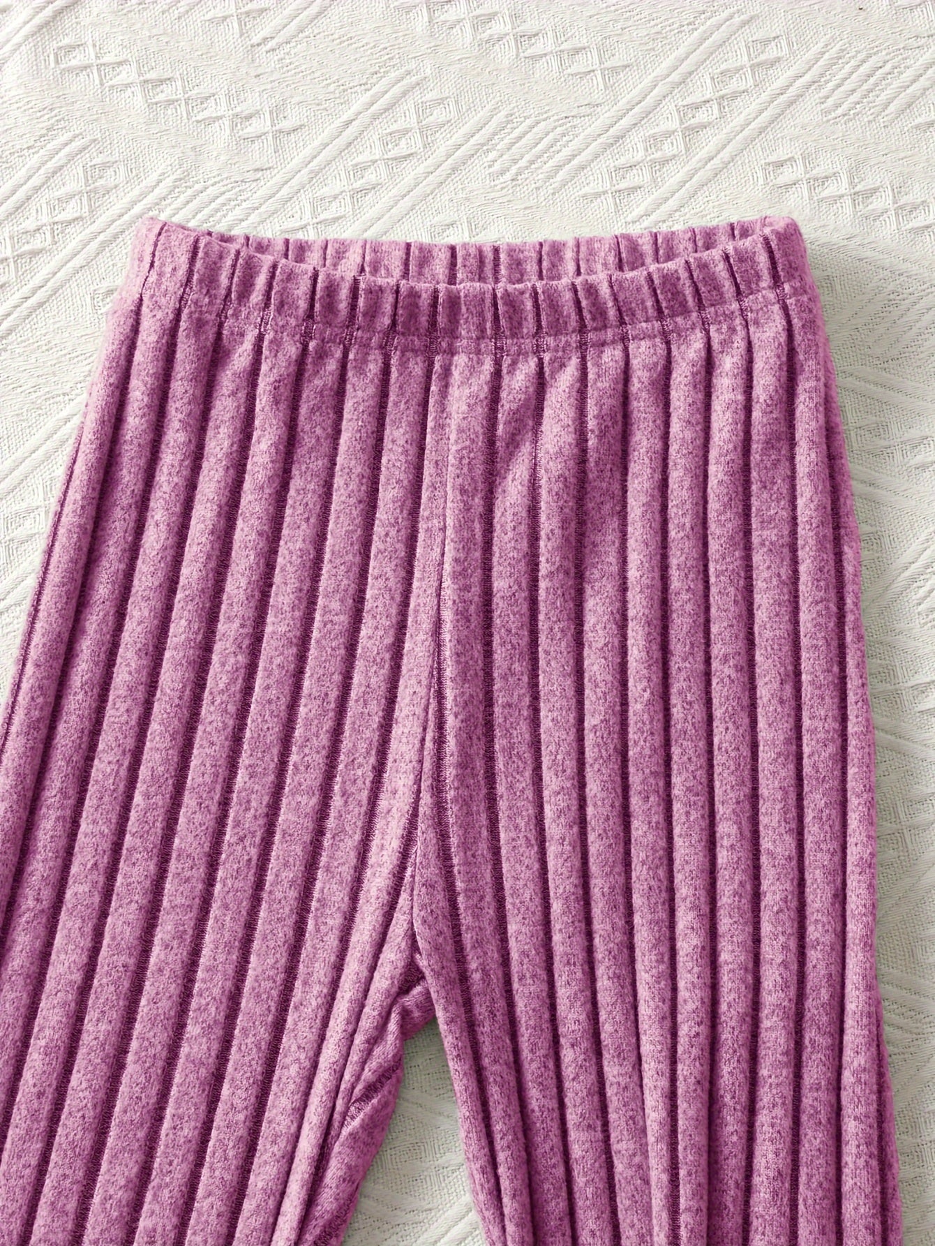 2-teiliges Set für Mädchen, Langarm-Kapuzenpullover und dehnbare Hose