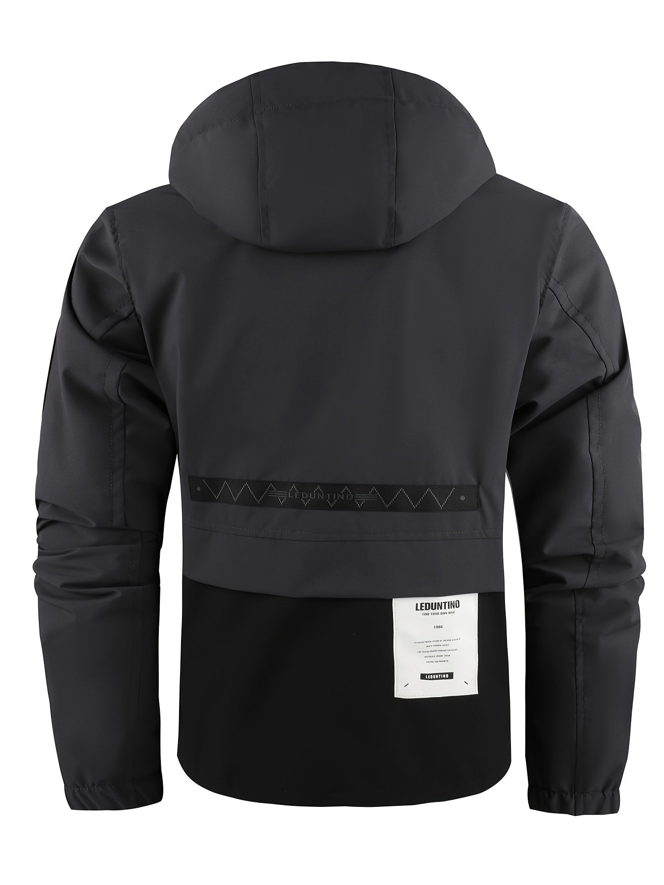 Neue Jacke für Herren Frühling/Herbst mit Kapuze, winddichte, warme Sturmjacke