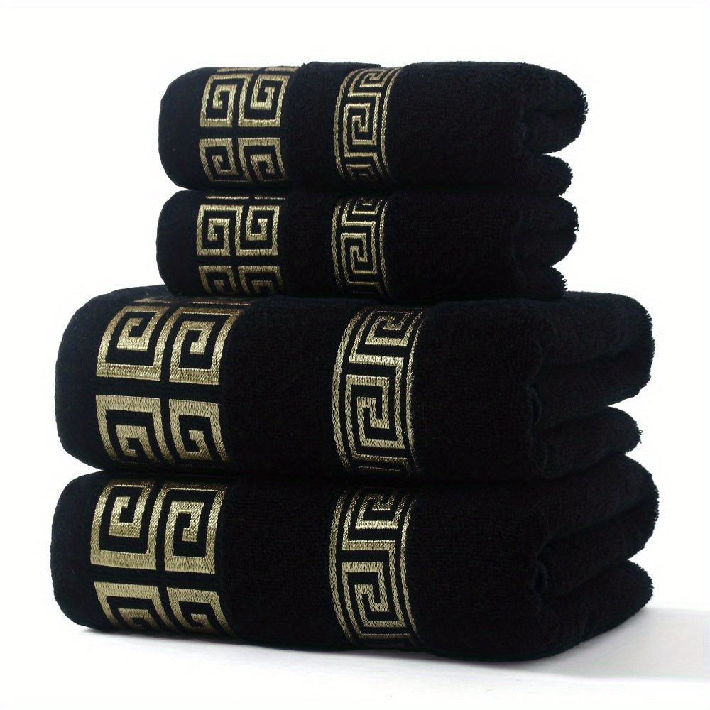 Luxuriöses 2-teiliges Handtuchset, 1 Handtuch und 1 Badetuch