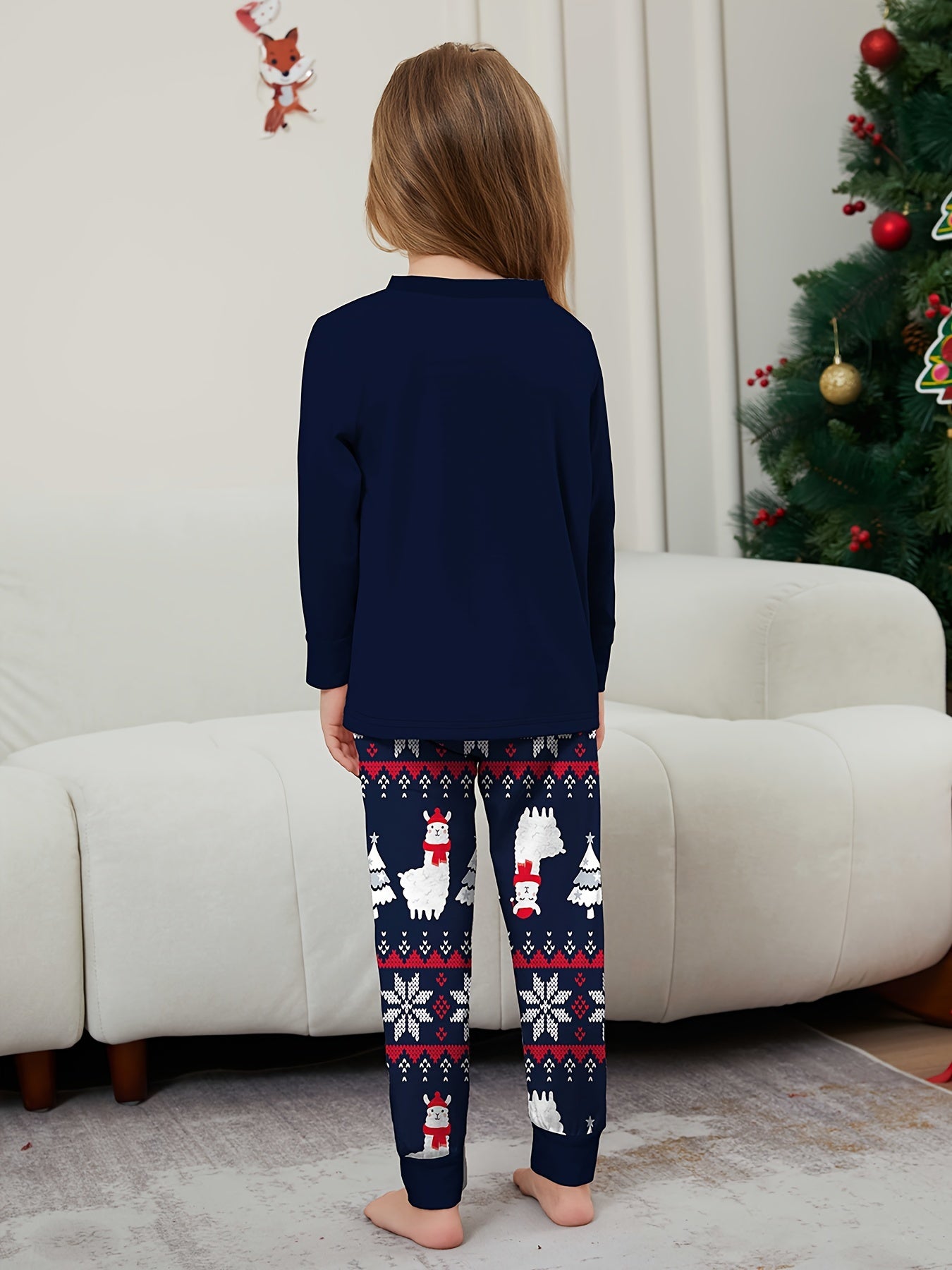 Gemütliches Weihnachts-Pyjama-Set für Erwachsene und Kinder