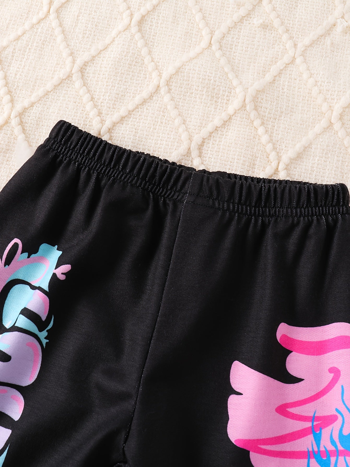 2-teiliges Baby-Mädchen-Outfit mit Sweatshirt und Jogginghose