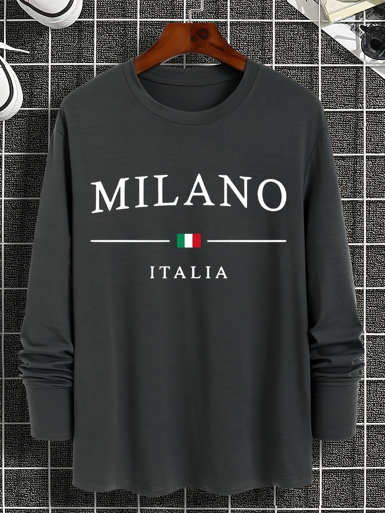 Lässiges Milano Italia Langarm-Shirt für Herren