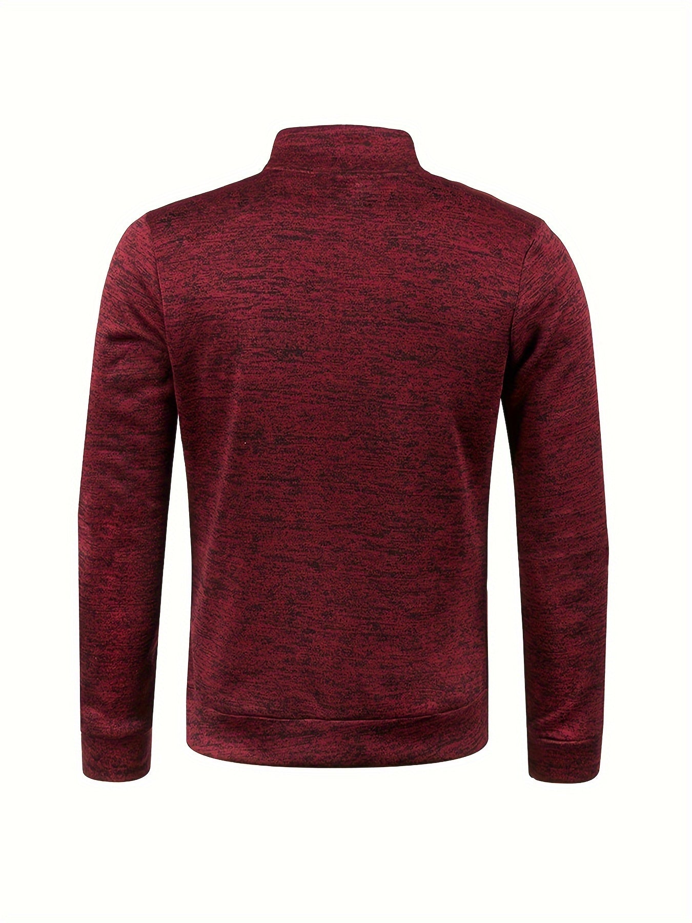 3er-Pack Pullover-Sweatshirts Set für Herren – mit Kragen und Reißverschluss