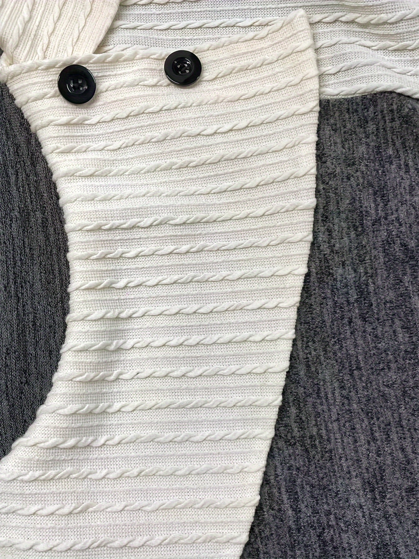 Elegantes Langarm-Stricktop Pullover für Damen –  asymmetrischer Saum