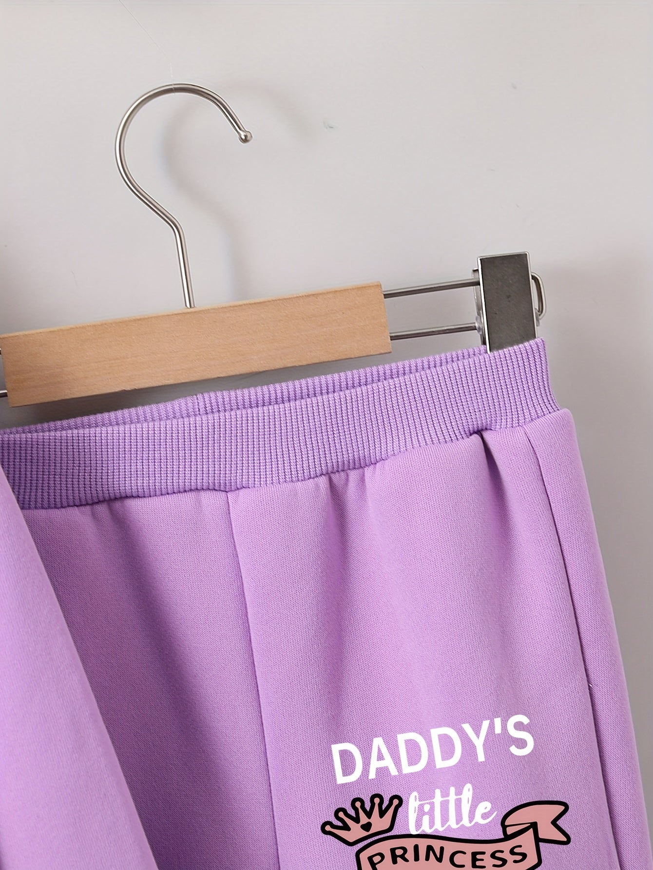 2-teiliges Set für Mädchen „Daddy's Little Princess“, Kapuzenpullover + Jogginghose