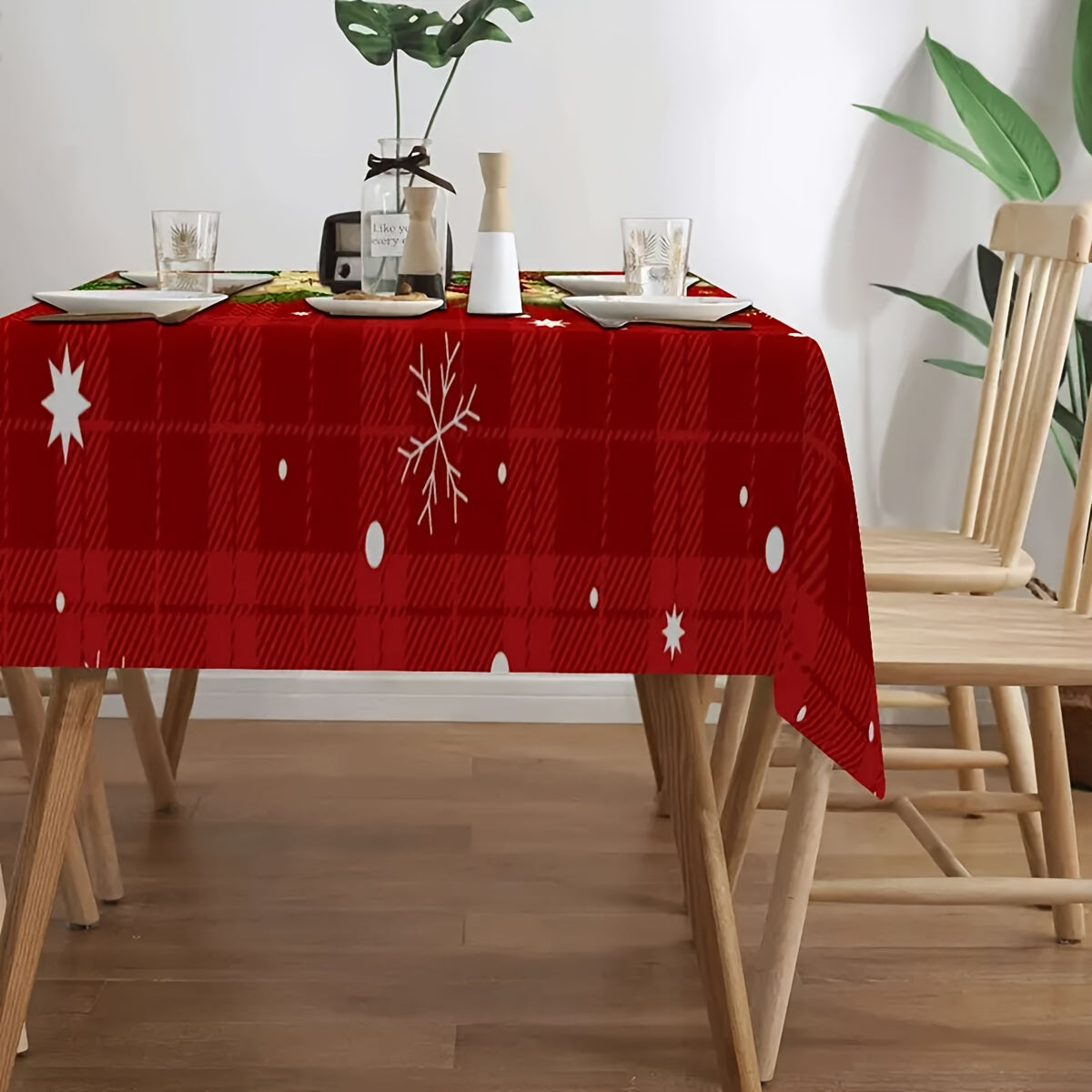 Tischdecke „Weihnachtsstimmung“ – pflegeleicht, flecken- und ölabweisend