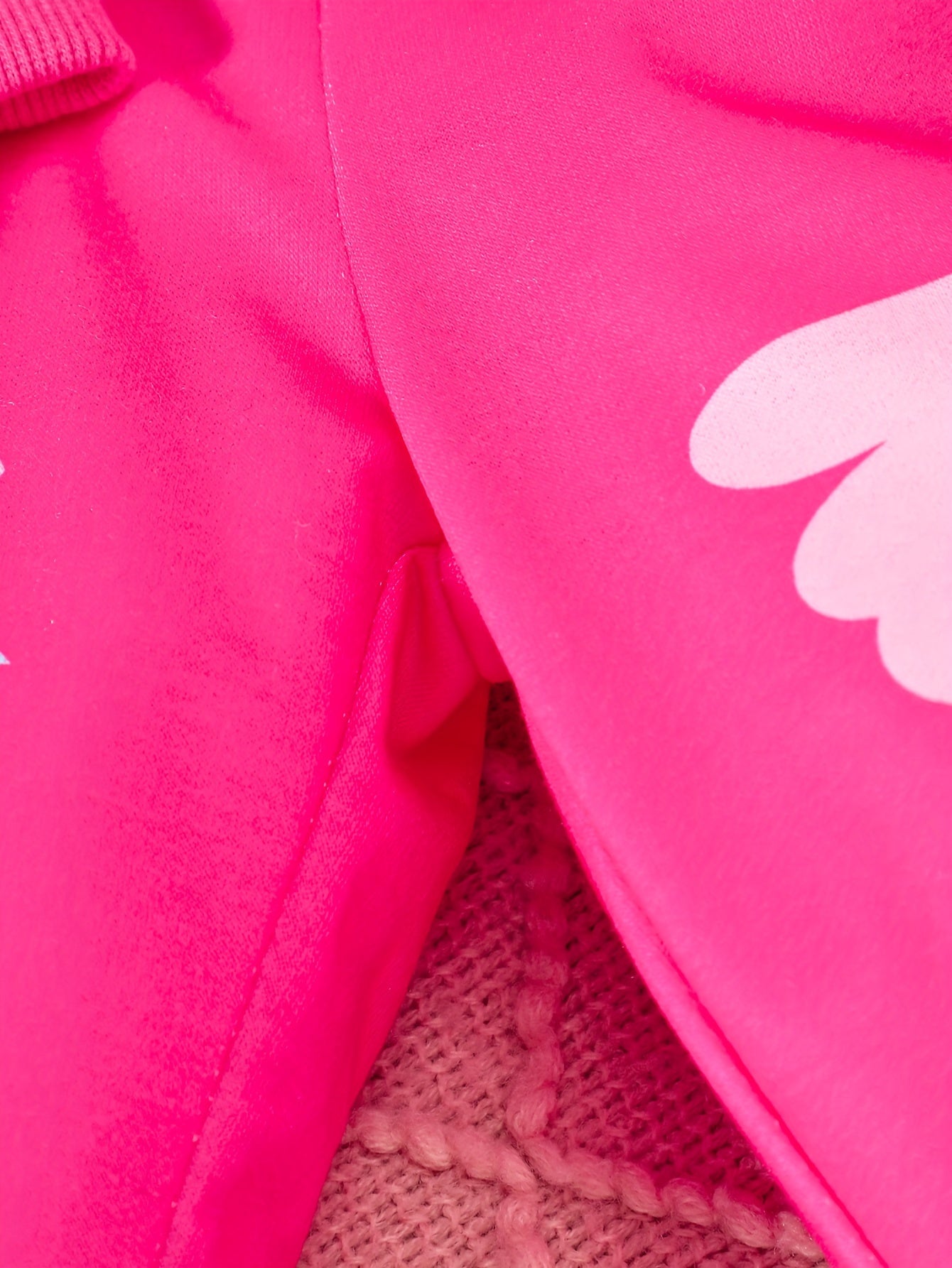 2-teiliges Set Langarm-Sweatshirt und Hose mit Graffiti-Herzen für Mädchen