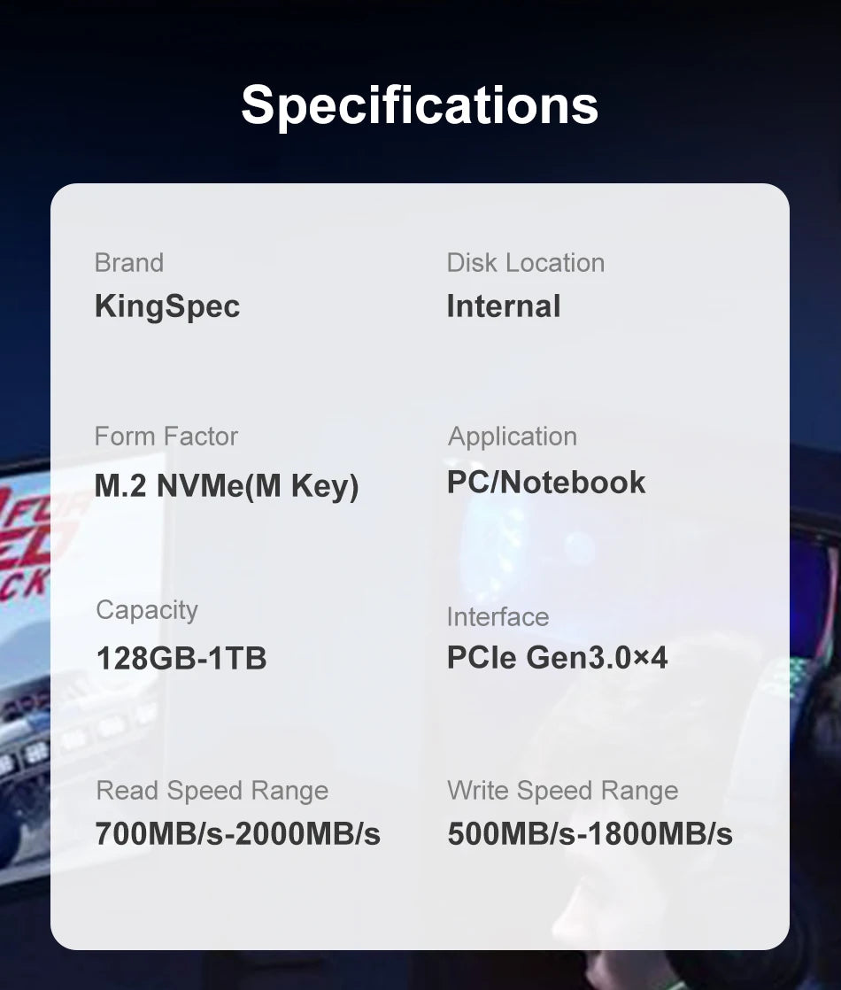 KingSpec M.2 SSD 120 GB 256 GB 512 GB 1 TB SSD Festplatte