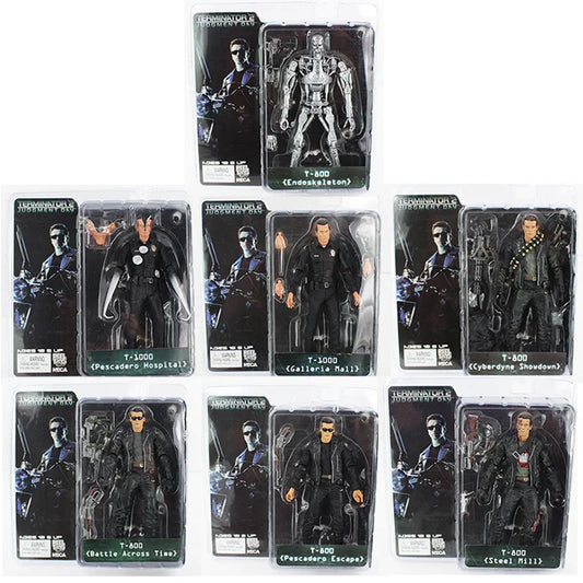 NECA The Terminator T-800 T-1000 PVC Actionfigure