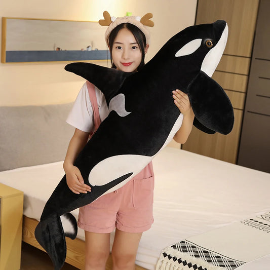 50 cm - 70 cm Lebensechte Orca Schwertwal Plüschtier