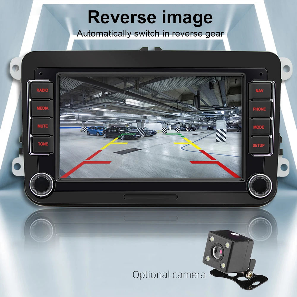 2 din Autoradio android11 Auto Multimedia-Player GPS WiFi Carplay