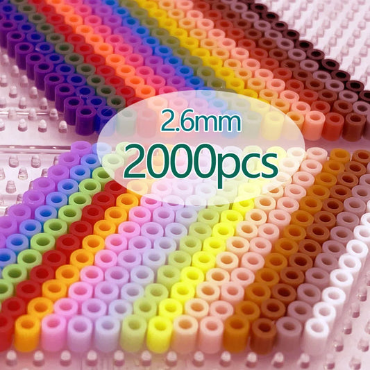 2,6 mm / 2000 Stück / Beutel Hama Perlen PUPUKOU Perlen