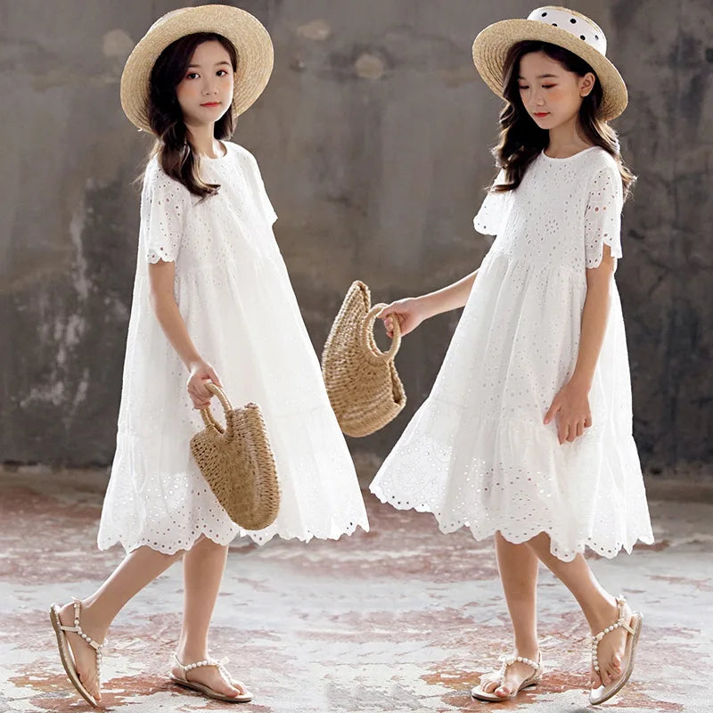 2024 Summer Mädchen Kleid Größe 110-160