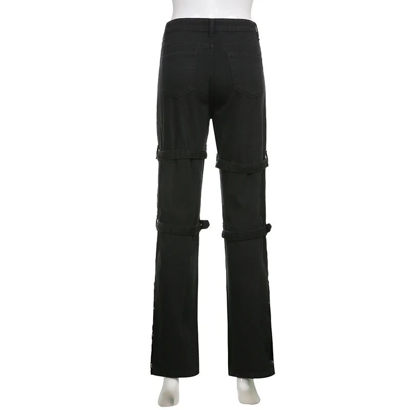 Goocher E-Girl Gothic Cargohose / Hose