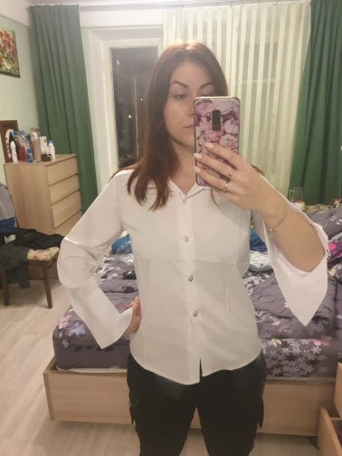 SURE XIAO STORY Langarm Bluse Hemd Blusas 10619