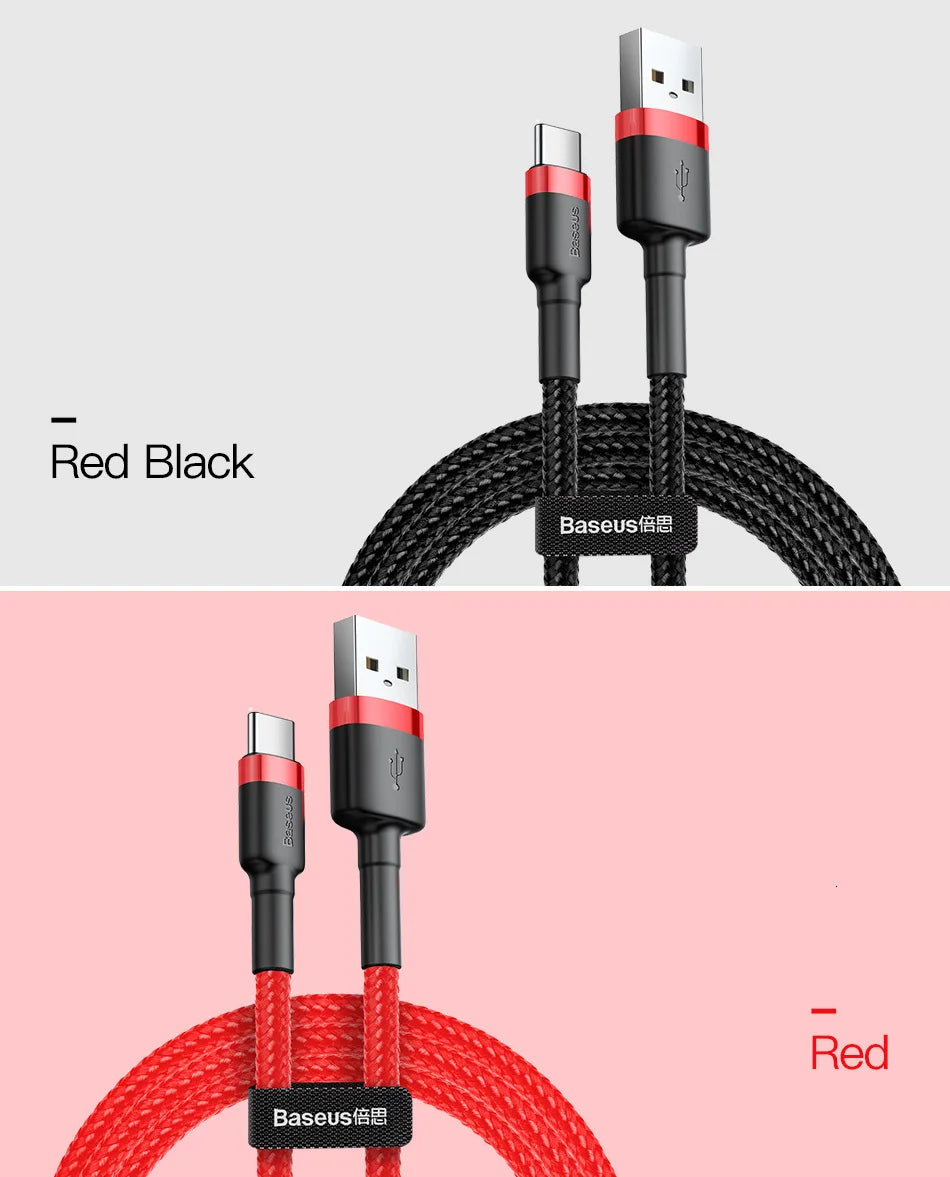 Baseus Typ-C-Kabel  Quick Charge 3.0 USB-C-Schnellladung
