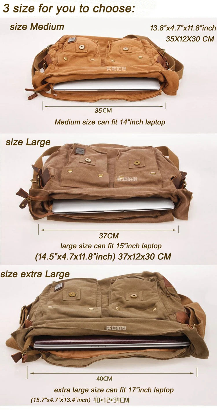 Neue Mode Vintage Männerumhängetasche