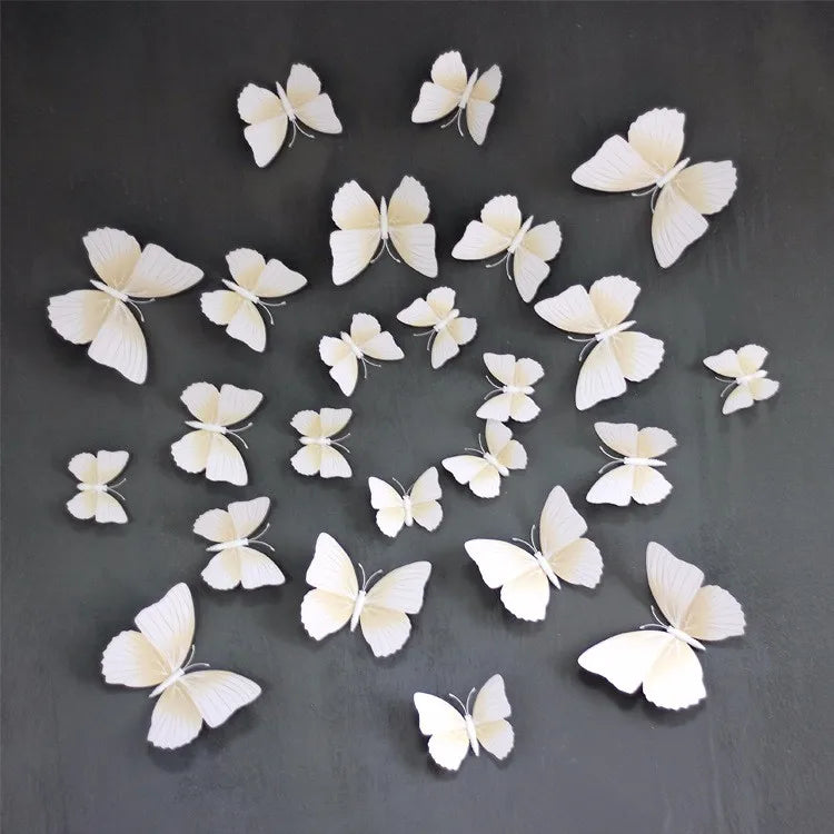 12 Wandaufkleber Schmetterling (DEKO)