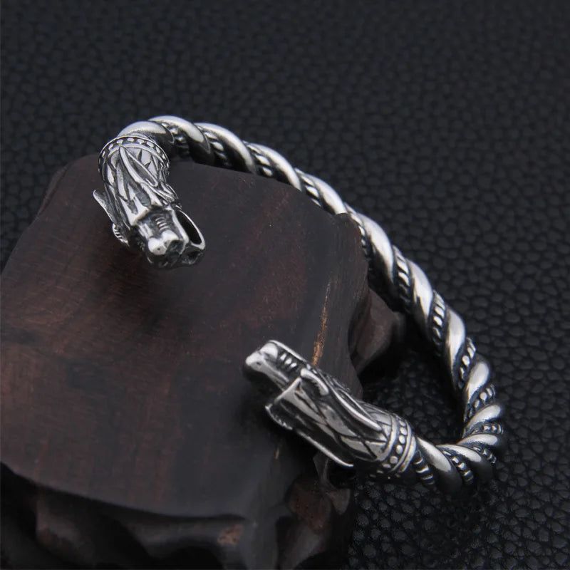 Armband Wiking Stainless Steel Dragon Fashion Accessoires