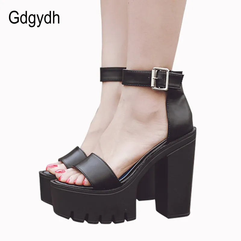 Hohe Damen Absatz Schuh / Sandale High Heel Pumps