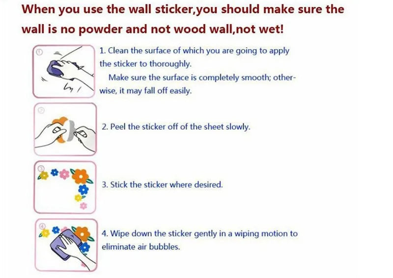 Kreative DIY Wandaufkleber