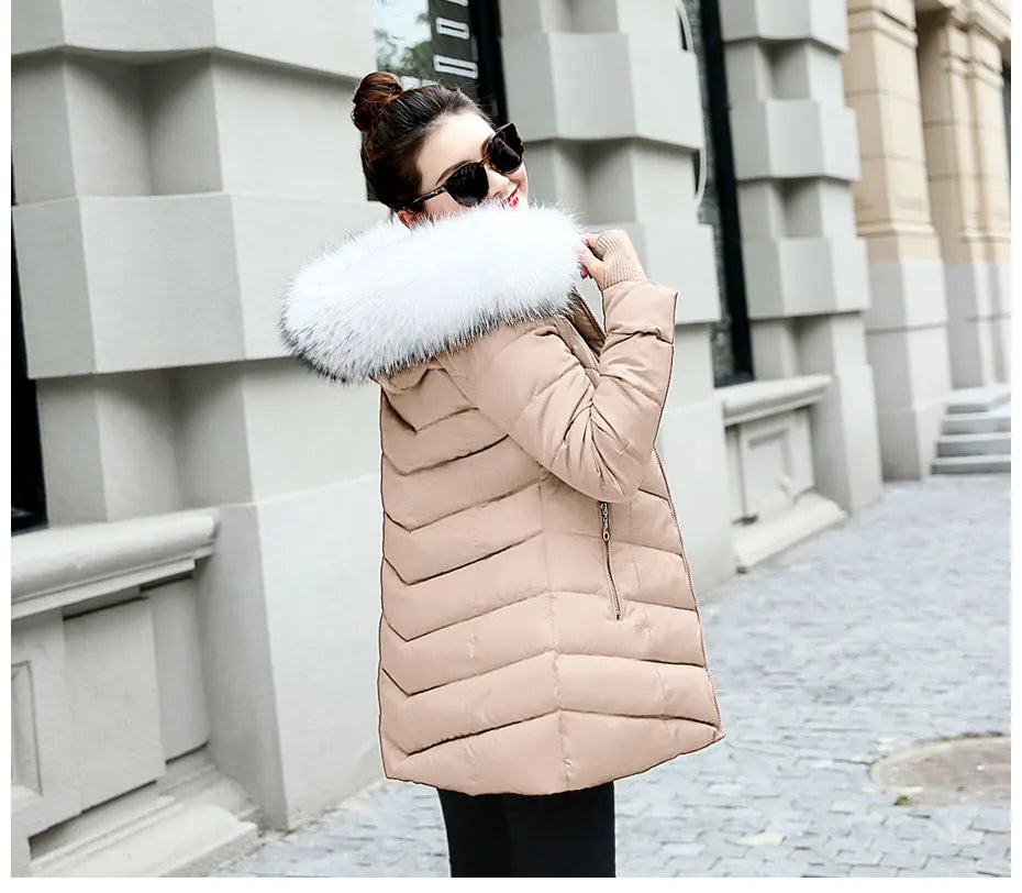 Damen Winterjacke Mantel Parka Jacke