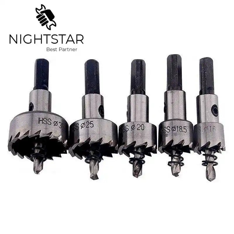 5Pcs Hartmetall HSS Bohrer Edelstahl Metall Legierung Set