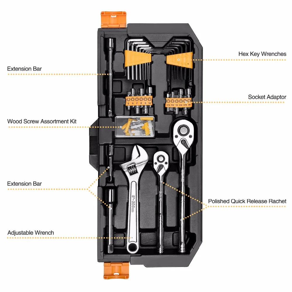 Deko dkmt192 Autoreparatur-Werkzeugset