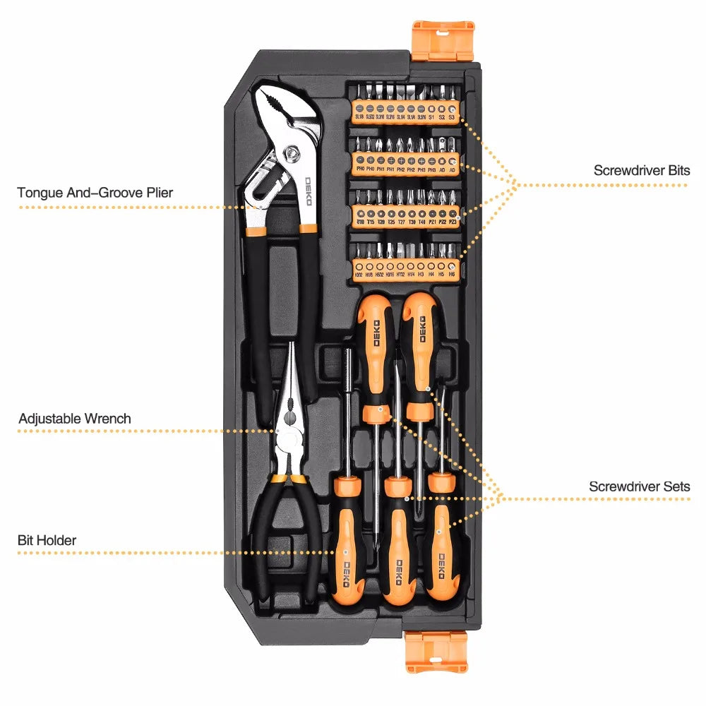 Deko dkmt192 Autoreparatur-Werkzeugset