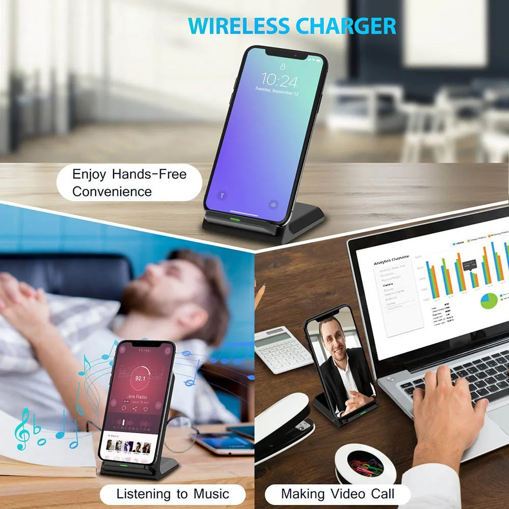 30w kabelloses Schnellladegerät 2in1 für Samsung, I Phone
