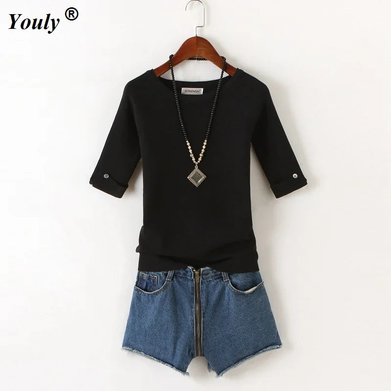 BELLYQUEEN Pullover kurzarm