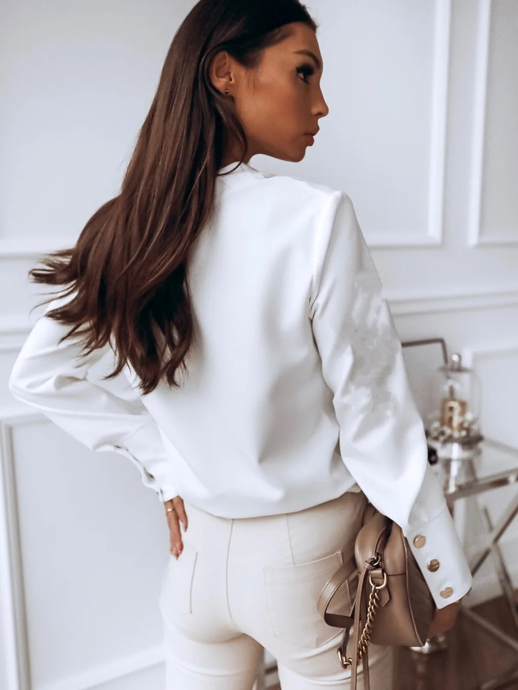 SURE XIAO STORY Langarm Bluse Hemd Blusas 10619