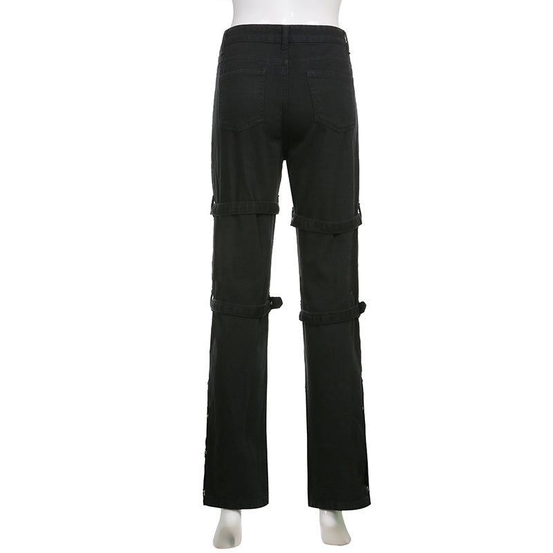 Goocher E-Girl Gothic Cargohose / Hose
