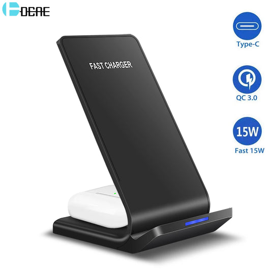 30w kabelloses Schnellladegerät 2in1 für Samsung, I Phone