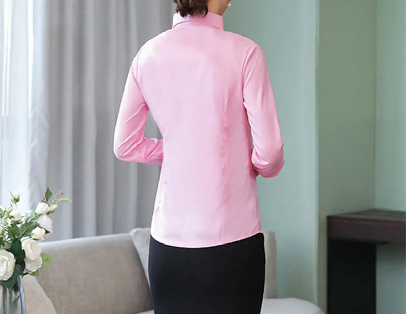 Yihermi Elegantes Frauenhemd in verschiedenen Farben