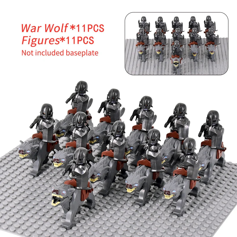 Brickpanda / Die Elfen, Soldat oder Orks Armee Figuren SETS Bausteine