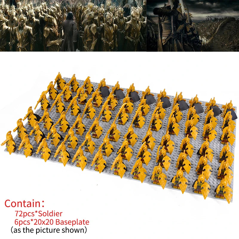 Brickpanda / Die Elfen, Soldat oder Orks Armee Figuren SETS Bausteine